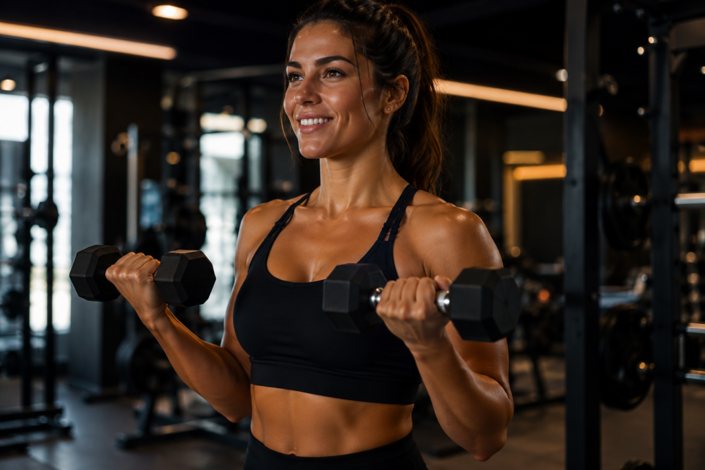 Pessoa saudável treinando para acelerar metabolismo naturalmente